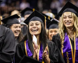 UNI students at Commencement