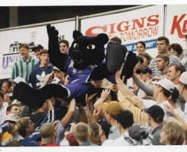 Old-fashioned TC mascot
